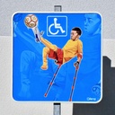 Panneau stationnement-PMR-Foot