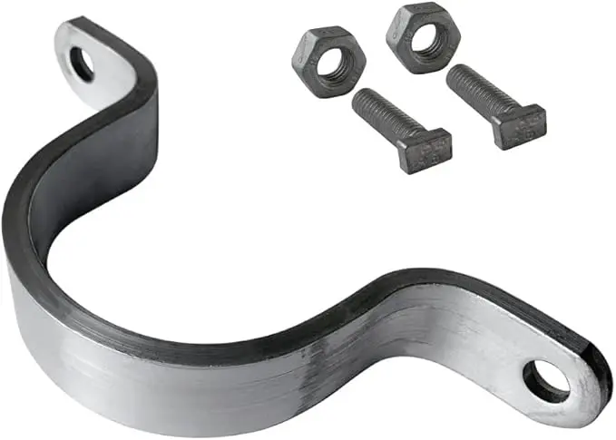 BRIDES DE FIXATION POUR POTEAU DIAMETRE  Ø60 mm x2
